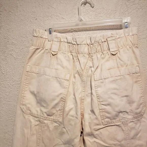 BDG Urban Outfitters Jean Joggers Womens Size S-P Cream Retro 90s Cargo Pocket - Picture 8 of 12